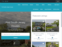 Tablet Screenshot of findsouthjerseyhouses.com
